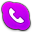 Skype Phone Purple Icon 32x32 png